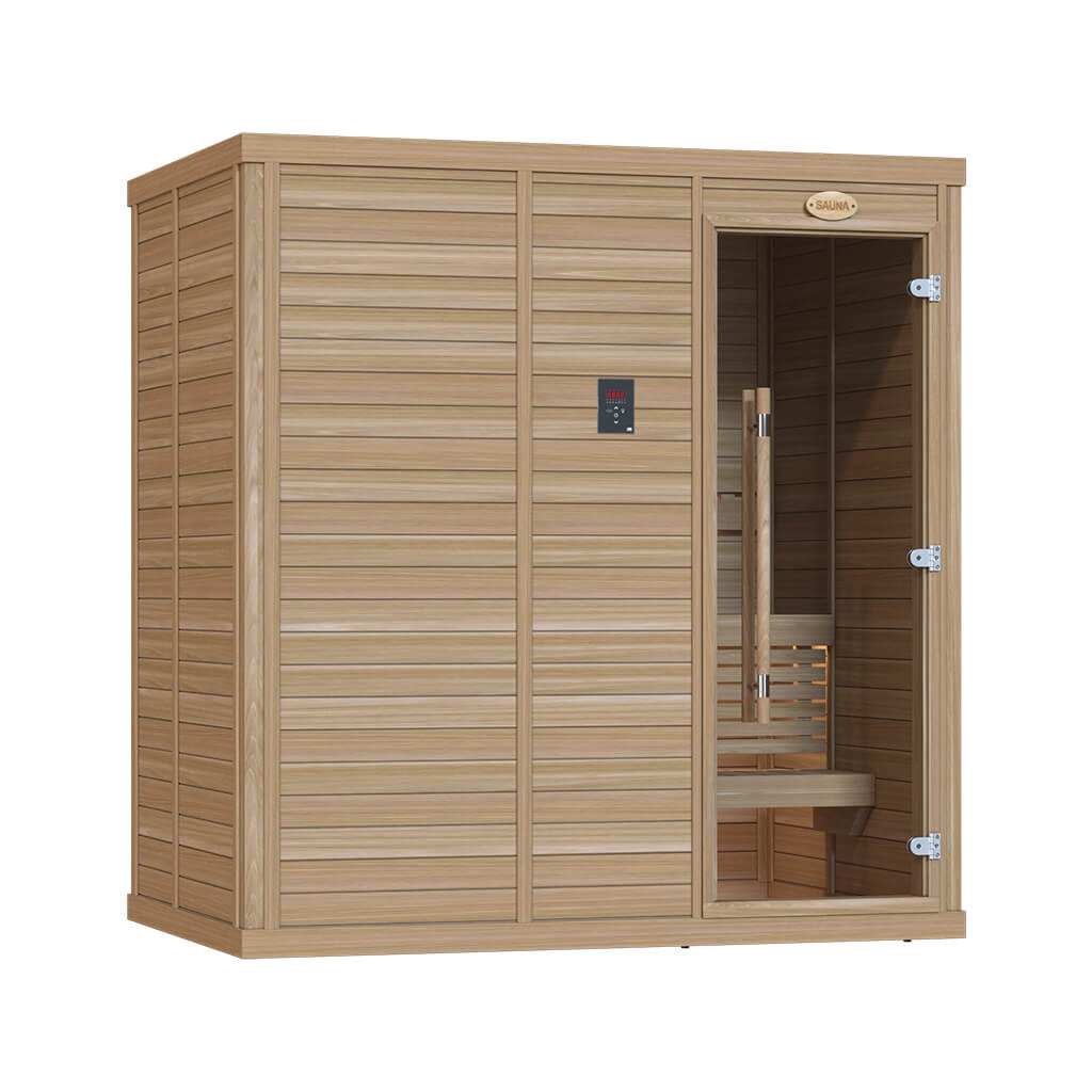 Clear Red Cedar Indoor Sauna Room – 1420 RS/LS for Sale at Canadian Sauna Sales Ltd