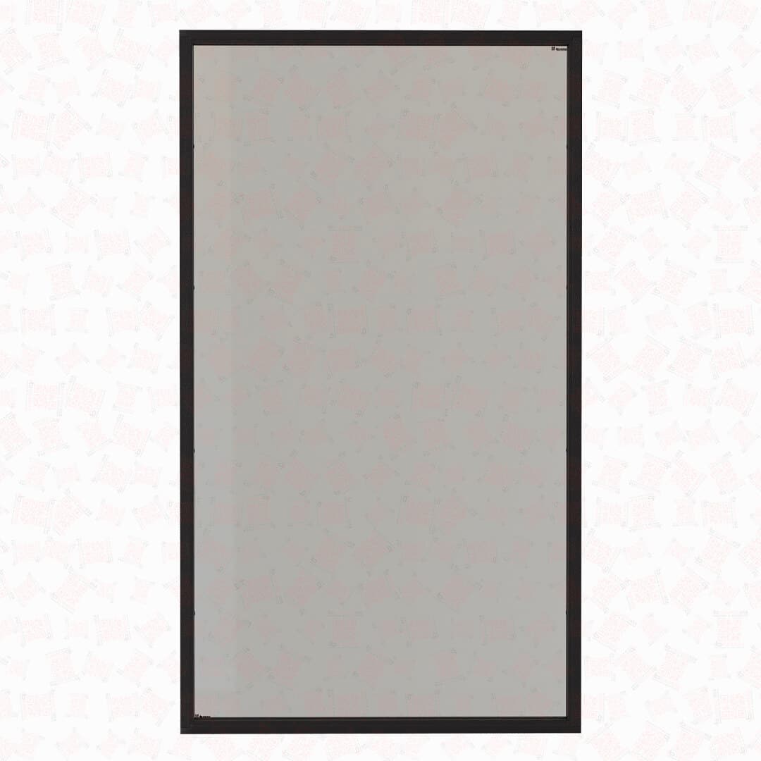 ETNA Thermo Black Aspen Framed Sauna Window, Grey Glass, 4×7 (1220×2134 mm) for Sale at Canadian Sauna Sales Ltd