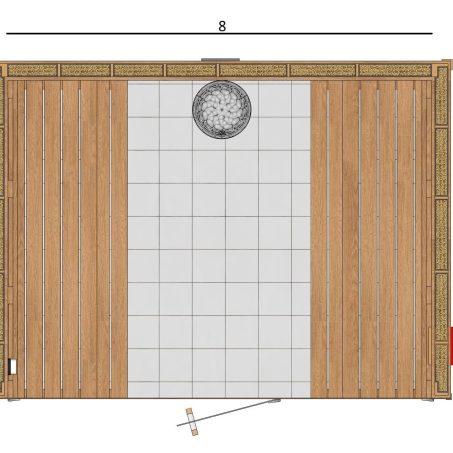 6×8 S Custom Indoor Sauna Kit for Sale at Canadian Sauna Sales Ltd