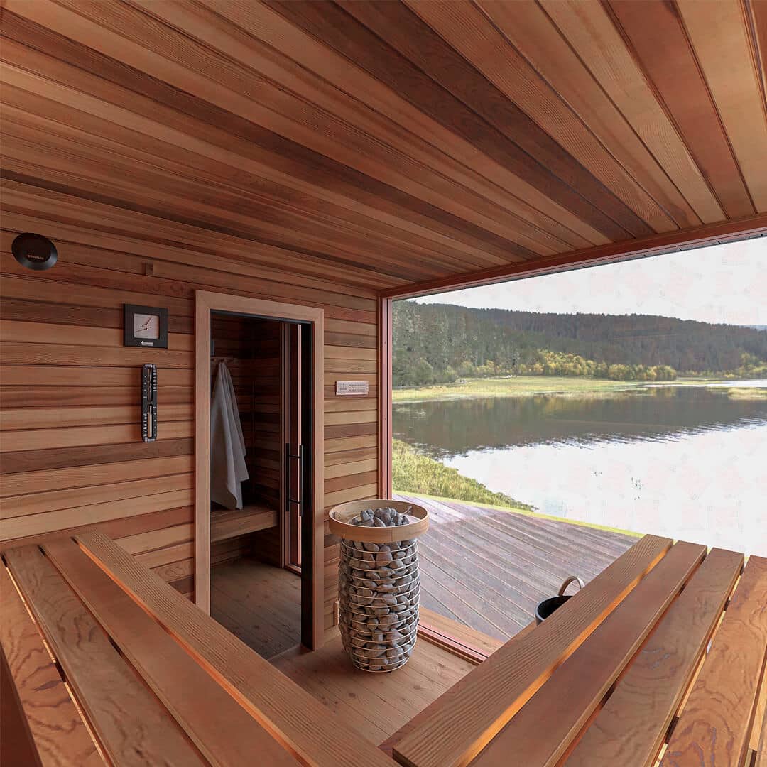 Kabina Deluxe Outdoor Cedar Sauna for Sale at Canadian Sauna Sales Ltd - Image 14