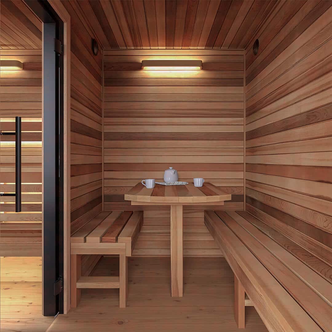 Kabina Deluxe Outdoor Cedar Sauna for Sale at Canadian Sauna Sales Ltd - Image 19