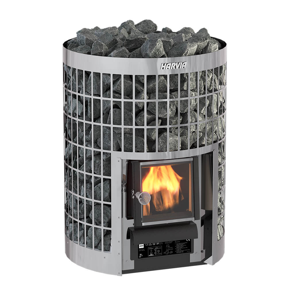 Harvia Cilindro 16 Wood-Burning Sauna Stove for Sale at Canadian Sauna Sales Ltd
