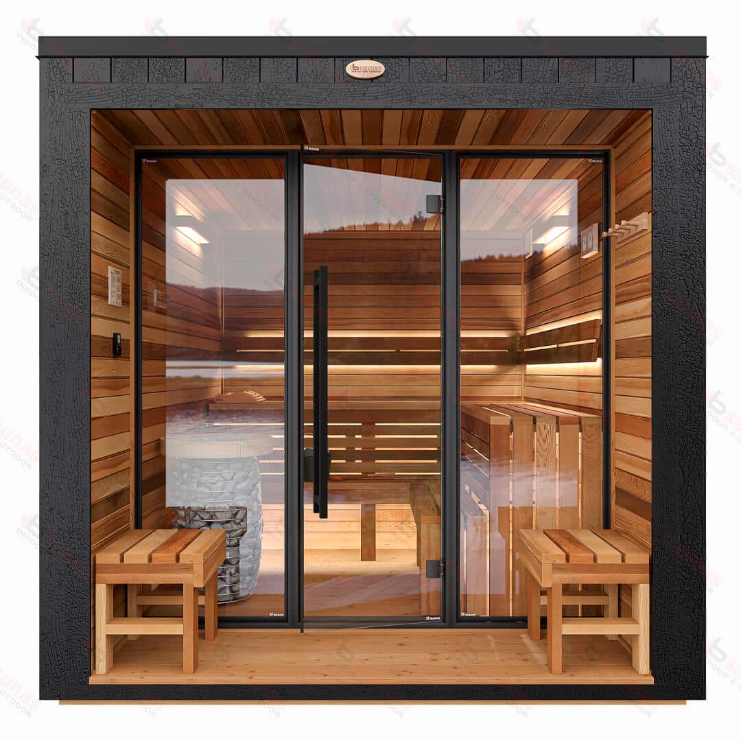 Kubik M Deluxe Outdoor Cedar Sauna for Sale at Canadian Sauna Sales Ltd - Image 30