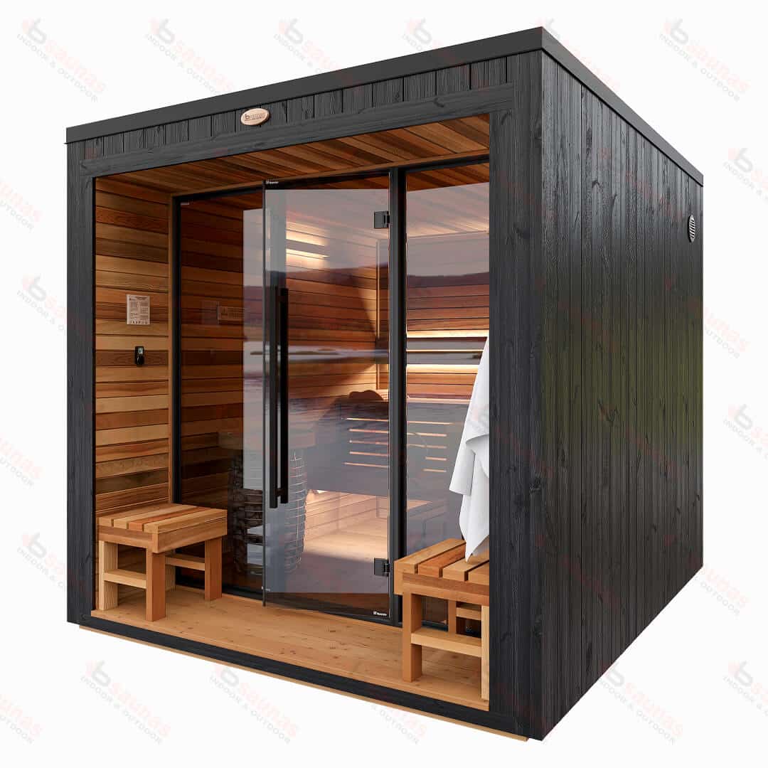 Kubik M Deluxe Outdoor Cedar Sauna for Sale at Canadian Sauna Sales Ltd - Image 4