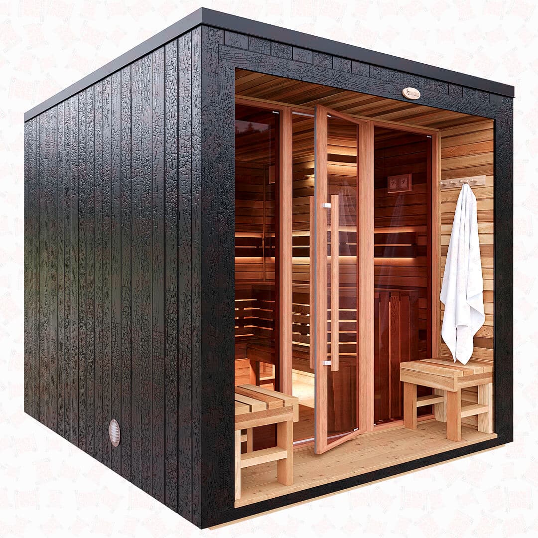 Kubik M Deluxe Outdoor Cedar Sauna for Sale at Canadian Sauna Sales Ltd - Image 22