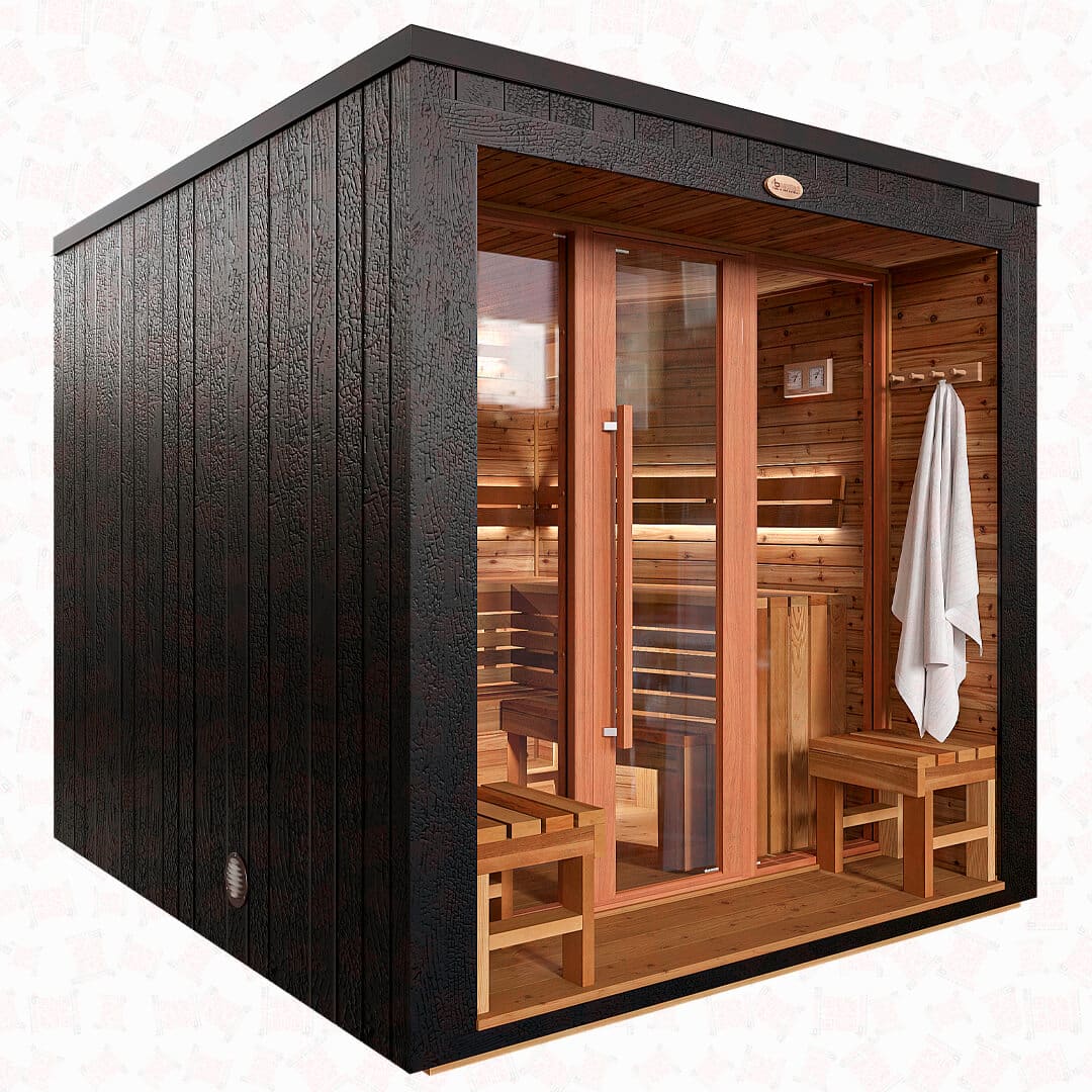 Kubik M Deluxe Outdoor Cedar Sauna for Sale at Canadian Sauna Sales Ltd - Image 17