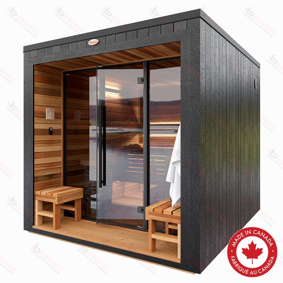 Kubik M Deluxe Outdoor Cedar Sauna for Sale at Canadian Sauna Sales Ltd