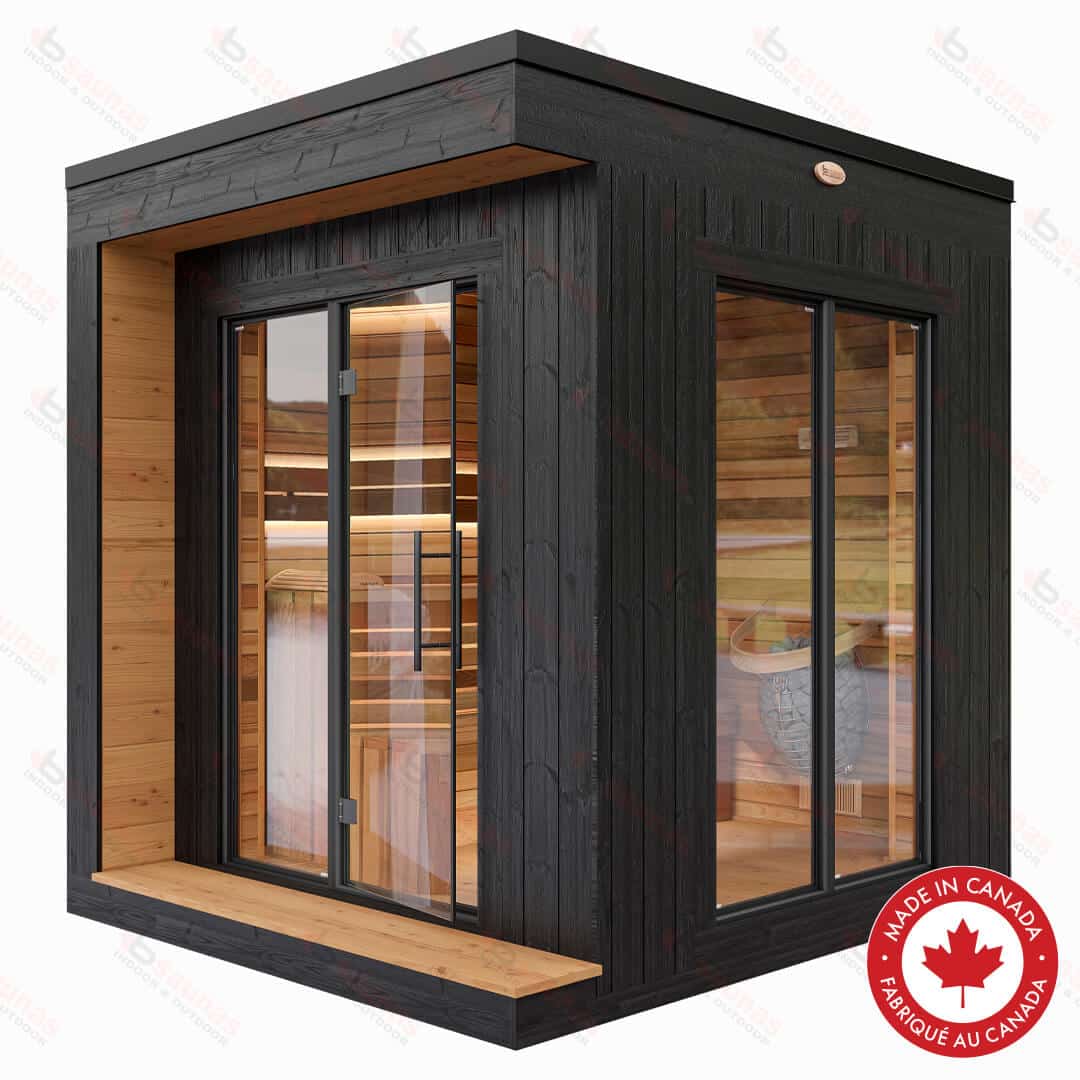 Vantage S Deluxe Outdoor Cedar Sauna for Sale at Canadian Sauna Sales Ltd
