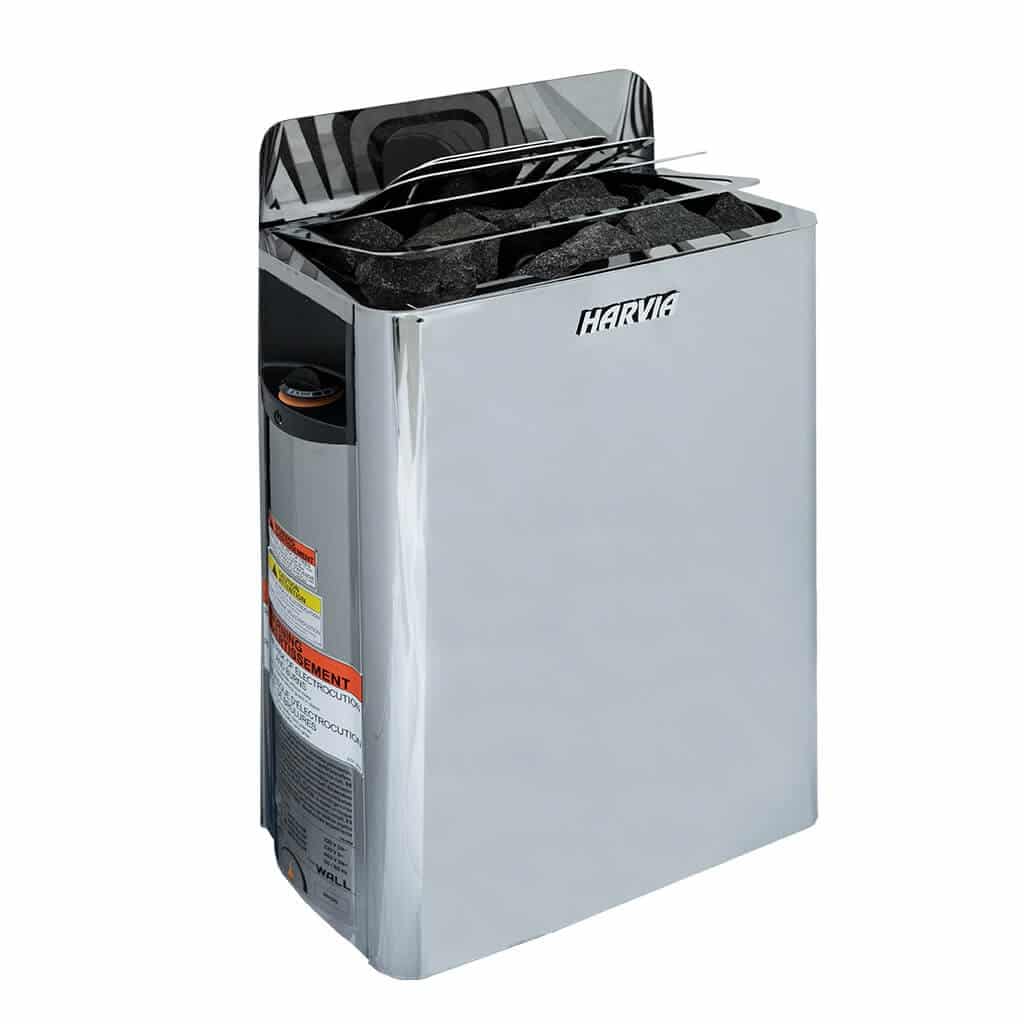 Harvia The Wall 6 kW Compact Wall-Mounted Sauna Heater (Built-In Controls) for Sale at Canadian Sauna Sales Ltd