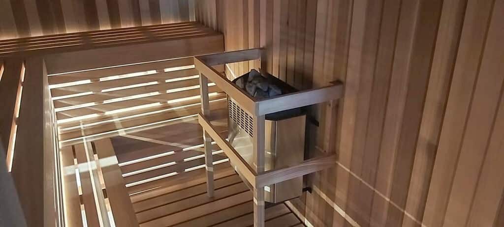 Homecraft H-Series 7.5 kW Modern Wall-Mounted Sauna Heater for Sale at Canadian Sauna Sales Ltd - Image 4