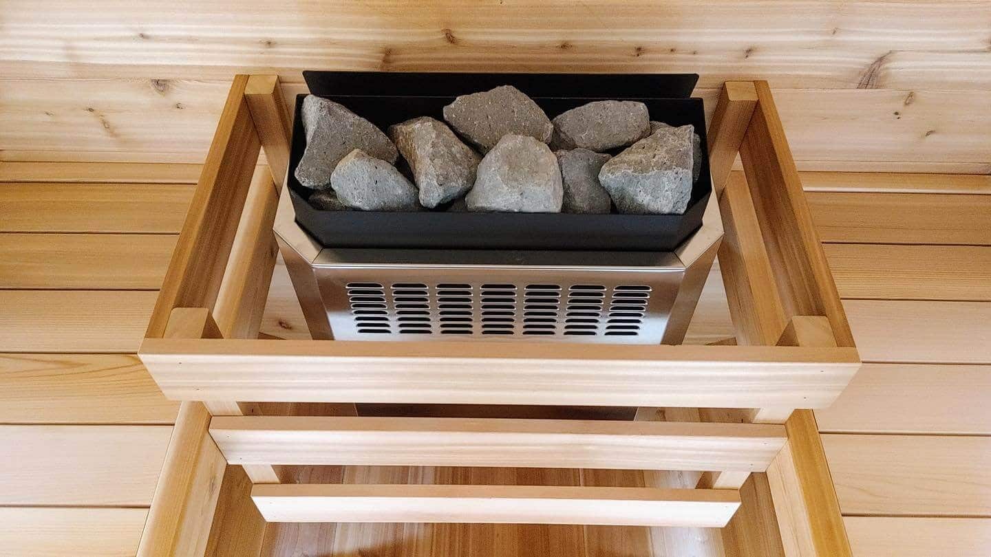 Homecraft H-Series 7.5 kW Modern Wall-Mounted Sauna Heater for Sale at Canadian Sauna Sales Ltd - Image 2
